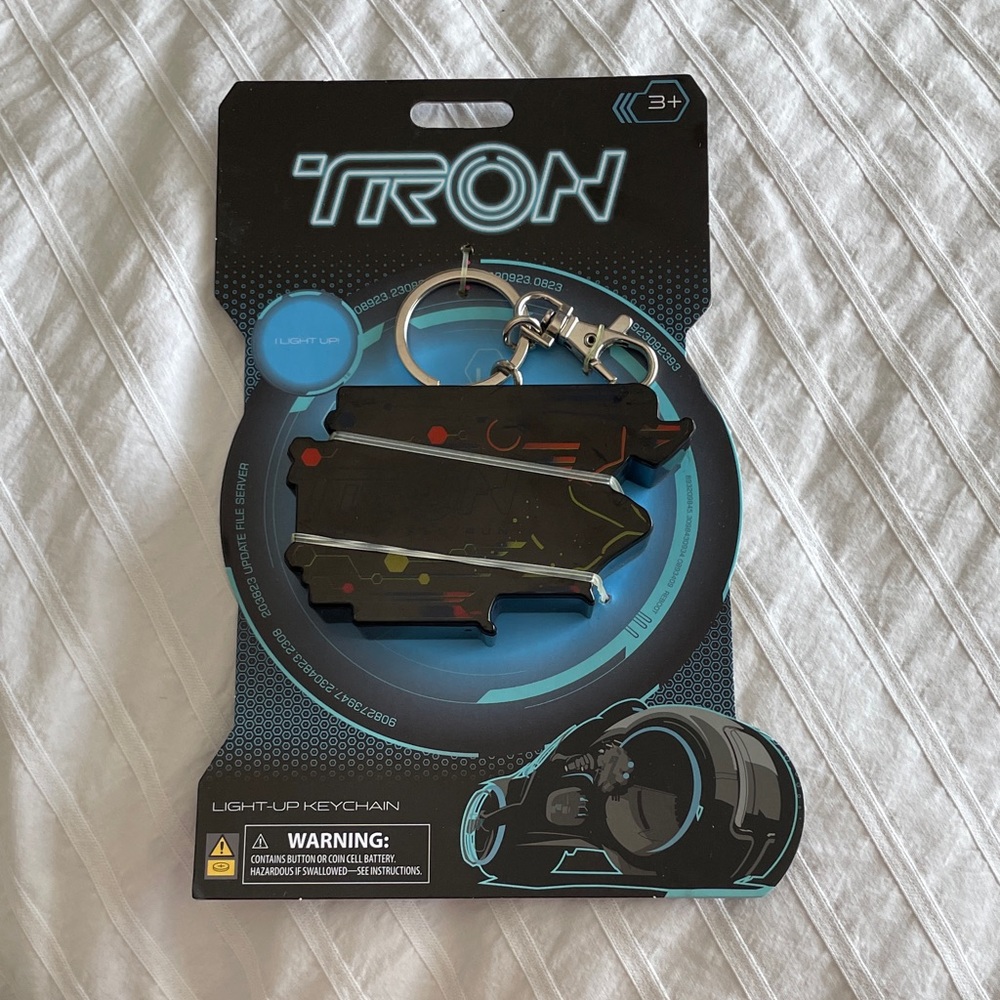 Disney TRON Light-up Keychain New